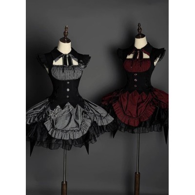 Alice Girl Magic Book Halloween JSK(6th Pre-Order/2 Colours/Full Payment Without Shipping)